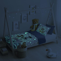 Detské bavlnené obliečky do postieľky 135x100 cm CUDDLES - Loďka