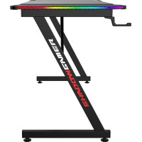 Herný stôl SHADOW GAMER 2.0 140 cm LED RGB