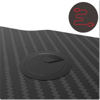 Herný stôl SHADOW GAMER 2.0 140 cm LED RGB