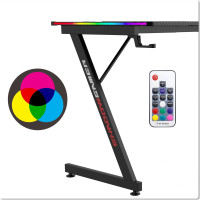 Herný stôl SHADOW GAMER 2.0 140 cm LED RGB