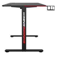 Herný stôl SHADOW GAMER elektrický 2.0 LED RGB 120 cm