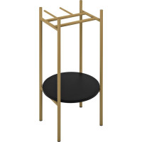 Sapho PUNO podstavec pod okrúhle umývadlá 375x830x448xmm, zlato mat SKA380-5