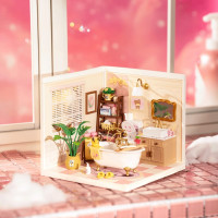 RoboTime Miniatúra domčeka Dievčenská kúpeľňa
