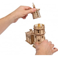 Ugears 3D drevené mechanické puzzle Maják Split Rock