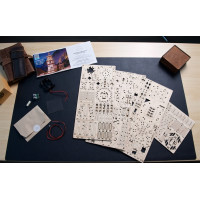 Ugears 3D drevené mechanické puzzle Maják Split Rock