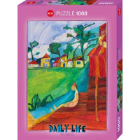 HEYE Puzzle Daily Life: Pri rieke 1000 dielikov