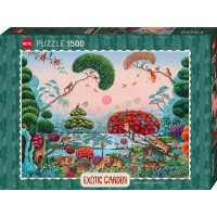 HEYE Puzzle Exotická záhrada: Úžasná džungľa 1500 dielikov