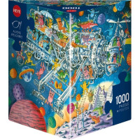 HEYE Puzzle Mimozemšťania vítaní! 1000 dielikov