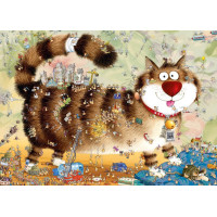 HEYE Puzzle Na mačke 1000 dielikov