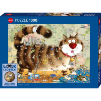 HEYE Puzzle Na mačke 1000 dielikov