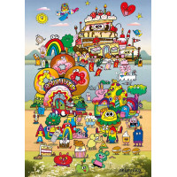 HEYE Puzzle Na výlete: Jon Burgerman 500 dielikov