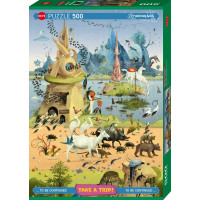 HEYE Puzzle Na výlete: Hieronymus Bosch 500 dielikov