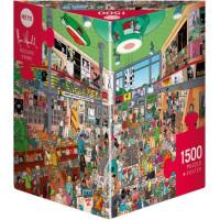 HEYE Puzzle Obchod s hudobninami 1500 dielikov