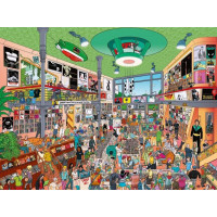HEYE Puzzle Obchod s hudobninami 1500 dielikov