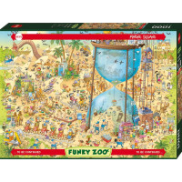 HEYE Puzzle Šialená ZOO: Púštna expozícia 1000 dielikov