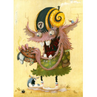 HEYE Puzzle Zozoville: Nezdravé jedlo 1000 dielikov