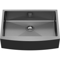 Sapho AMERICAN polozápustný nerezový drez 70x50cm, gun metal ZN7050B