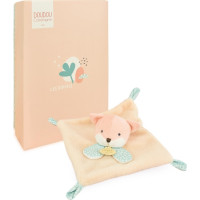 Doudou Plyšový muchláčik oranžový Líška 19 cm