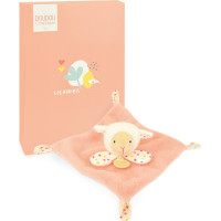 Doudou Plyšový muchláčik oranžový Ovečka 19 cm