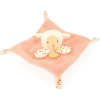 Doudou Plyšový muchláčik oranžový Ovečka 19 cm
