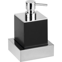 Sapho X-STEEL dávkovač mydla na postavenie 200ml, čierna XS104B