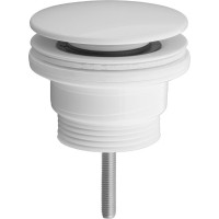 Bruckner Umývadlová výpusť 5/4“, click-clack, veľká zátka, 4-45mm, ABS/biela 151.308.0