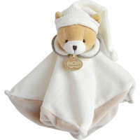 Doudou Darčeková sada Plyšový muchláčik sivý Medvedík 25 cm
