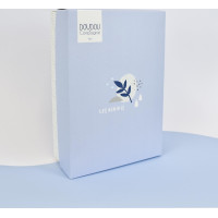 Doudou Plyšový muchláčik modrošedý Slon 19 cm