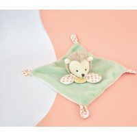 Doudou Plyšový muchláčik zelený Ježko 19 cm