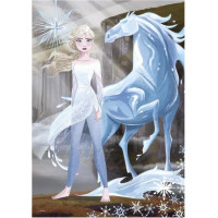 Dino Puzzle Frozen II s ľadovým koňom 100 dielikov