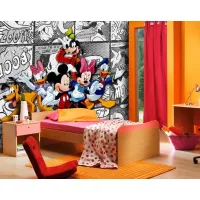 Detská fototapeta DISNEY - Mickey Mouse a kamaráti - 360x254 cm