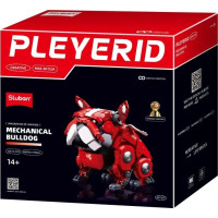 Sluban Pleyerid M38-B1112A Mechanický buldoček červený