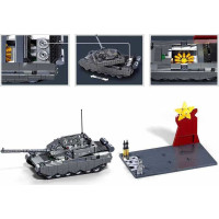 Sluban Model Bricks M38-B1234 Tank ZTS-99AS v mierke 1:35