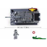 Sluban Model Bricks M38-B1234 Tank ZTS-99AS v mierke 1:35