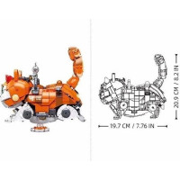 Sluban Pleyerid M38-P8018 Mechanická mačka oranžová