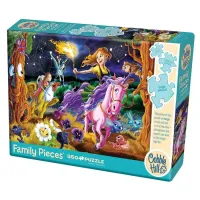 COBBLE HILL Rodinné puzzle Kúzelný svet 350 dielikov