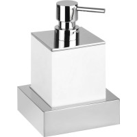 Sapho X-STEEL dávkovač mydla na postavenie 200ml, biela XS104W