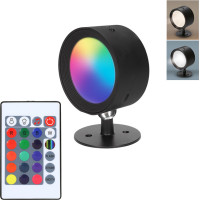 Solight LED nabíjací RGB svetlo, diaľkový ovládač, Li-Ion, USB-C