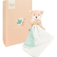 Doudou Plyšová líška s dečkou 11 cm