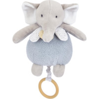 Doudou Plyšový slon hrajúci melódiu 20 cm