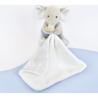 Doudou Plyšový slon s dečkou 11 cm
