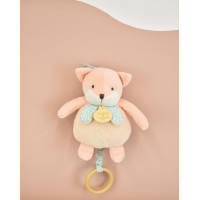 Doudou Plyšová líška hrajúca melódiu 20 cm