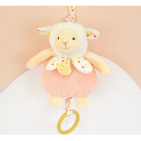 Doudou Plyšová ovečka hrajúca melódiu 20 cm