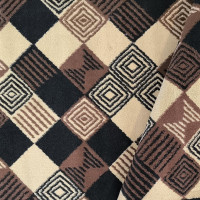 Kusový koberec ALPHA Squares - hnedý