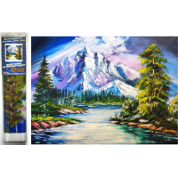 NORIMPEX Diamantové maľovanie Veľký mesiac 30x40cm