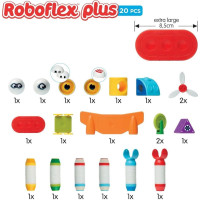 SMARTMAX Magnetická stavebnica Roboti plus 20 dielikov
