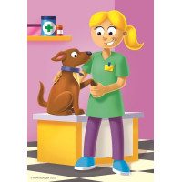 RAVENSBURGER Moje prvé puzzle: Uhádneš, kto som? 4v1 (2,3,4,5 dielikov)