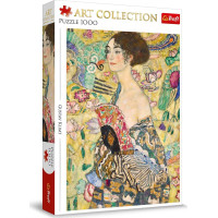 TREFL Puzzle Art Collection: Dáma s vejárom 1000 dielikov