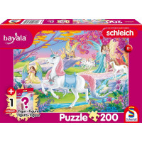 SCHMIDT Puzzle Bayala: Kúzelní elfovia 200 dielikov + figúrka Schleich