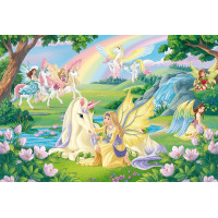 SCHMIDT Puzzle Bayala: Magickí jednorožci 100 dielikov + figúrka Schleich